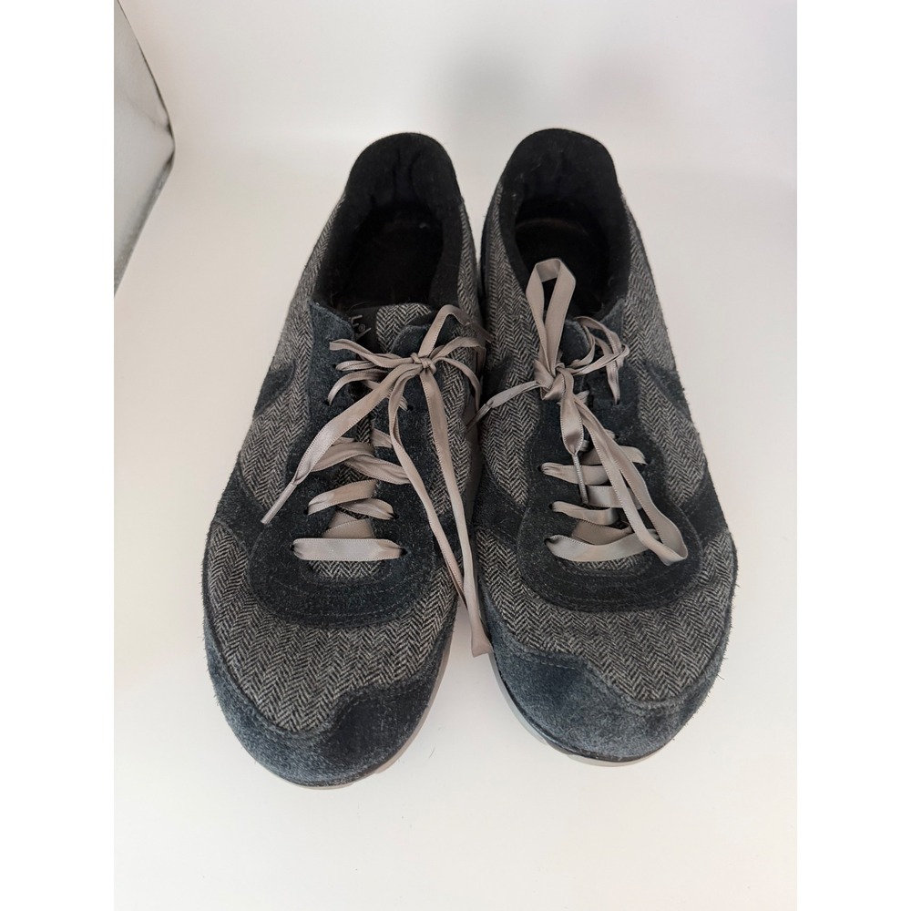 Nike Free OG 14 Womens Running Shoes Size 9 Grey Herringbone Suede 324857-002
